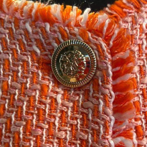 LOFT Coral Tweed Blazer - Picture 3 of 8